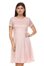 SLNY Textured Knit A-Line  Dress