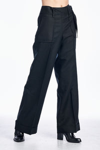 Larry Levine Side Tie Pant