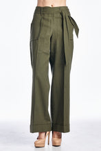 Larry Levine Pant with Waist Tie