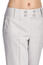 Larry Levine Front Button Stretch Capris