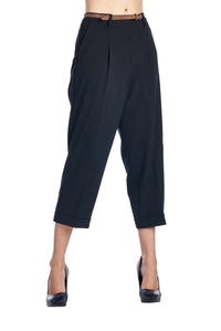 Larry Levine Stretch Pleated Trousers