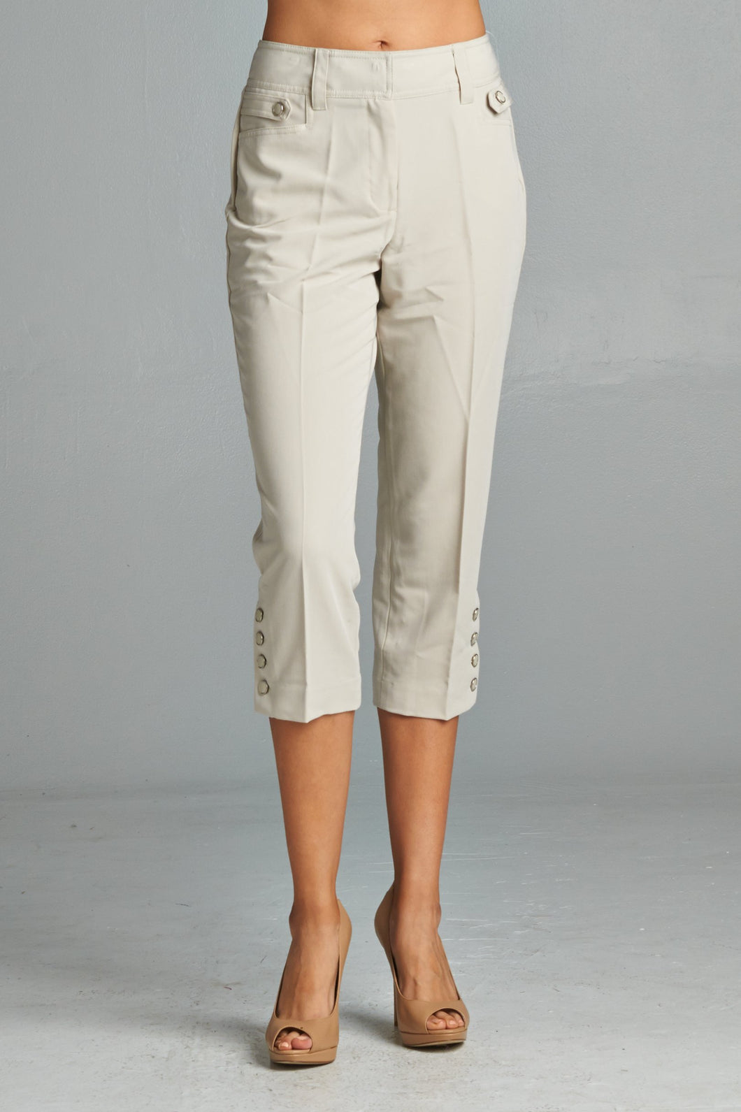 Women's Slim Leg Capri Pants