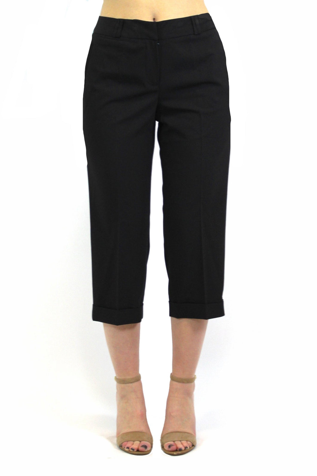 Women's Larry Levine Stretch Crop Pants