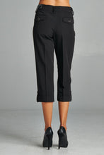 Larry Levine Capris with Cuffed Hem