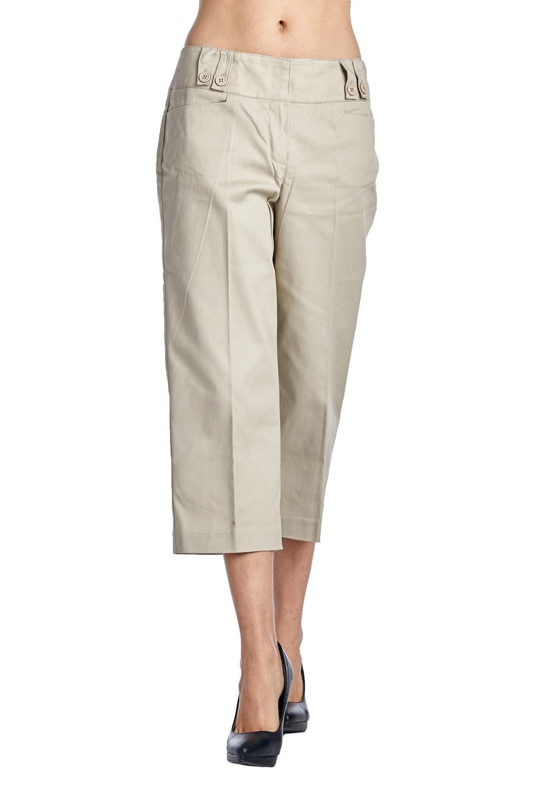 Larry Levine Stretch Capris