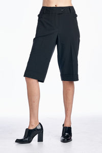 Larry Levine Stretch Dress Shorts