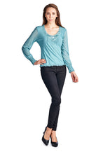 Urban Love Long Sleeve Mesh Top