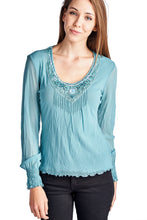 Urban Love Long Sleeve Mesh Top