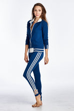 Urban Love Stripe Sleeve Active Jacket