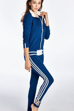 Urban Love Stripe Sleeve Active Jacket
