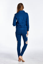 Urban Love Stripe Sleeve Heart Detail Active Jacket