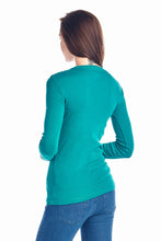 Vivendi Long Sleeve Crew Neck Top