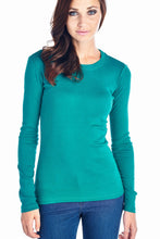Vivendi Long Sleeve Crew Neck Top