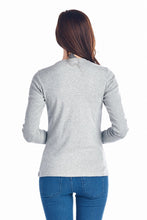 Vivendi Long Sleeve Crew Neck Top