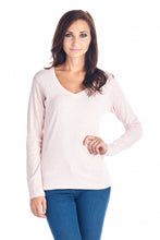 Vivendi Long Sleeve V-Neck Top