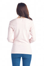 Vivendi Long Sleeve V-Neck Top