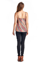 Women's Floral Printed Lace Tank