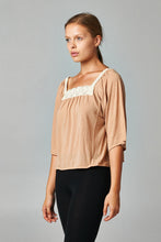 Women's Square Neck Lace Top