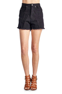 Women's Colored Washed Denim Short