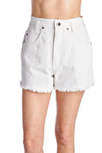 Women's Colored Washed Denim Short