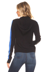 Women's Sweater Knit Zip Up Hoody