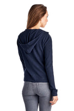 Women's Sweater Knit Zip Up Hoody