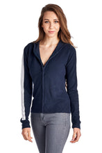 Women's Sweater Knit Zip Up Hoody