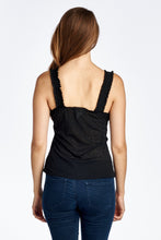 Women's Sheer Burnout V Smocked Tank