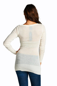 Women's Deep V Sweater