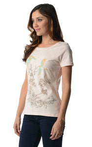 Women's Short Sleeve Embroidered Tee