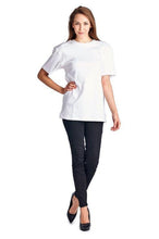 Women's Cotton Double Round Neck Tee