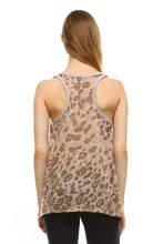 Women's Animal Print Jersey Tank Top