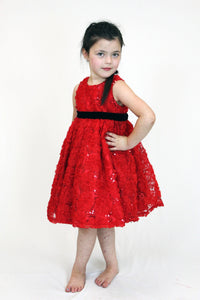 Infant Flower Sequin Party Dress