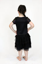 Girls Short Sleeve Sequin Tutu Dress