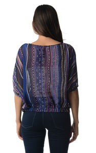 Women's Printed Chiffon Top