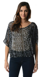 Women's Printed Chiffon Top