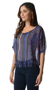 Women's Printed Chiffon Top