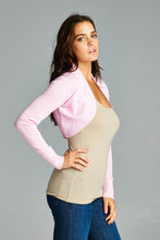 Women's Sweater Knit Crop Cardigan