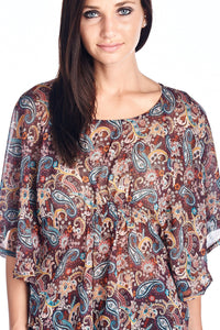 Women's Printed Chiffon Blouse