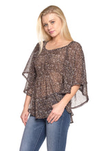 Women's Printed Chiffon Blouse