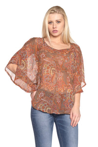 Women's Printed Chiffon Blouse