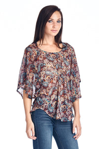 Women's Printed Chiffon Blouse