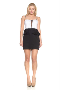 Women's Strapless Peplum Dress