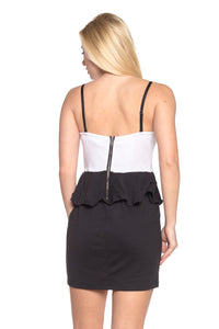 Women's Strapless Peplum Dress