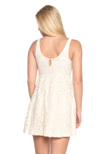 Women's Empire Waist Allover Lace Dress