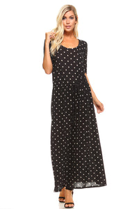 Women's Printed Hatchi Maxi Dress