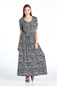 Women's Printed Hatchi Maxi Dress