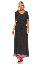 Women's Printed Hatchi Maxi Dress