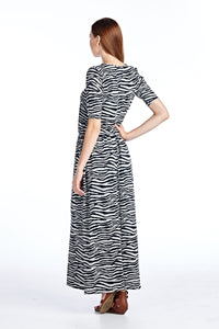 Women's Printed Hatchi Maxi Dress