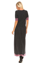 Women's Printed Hatchi Maxi Dress